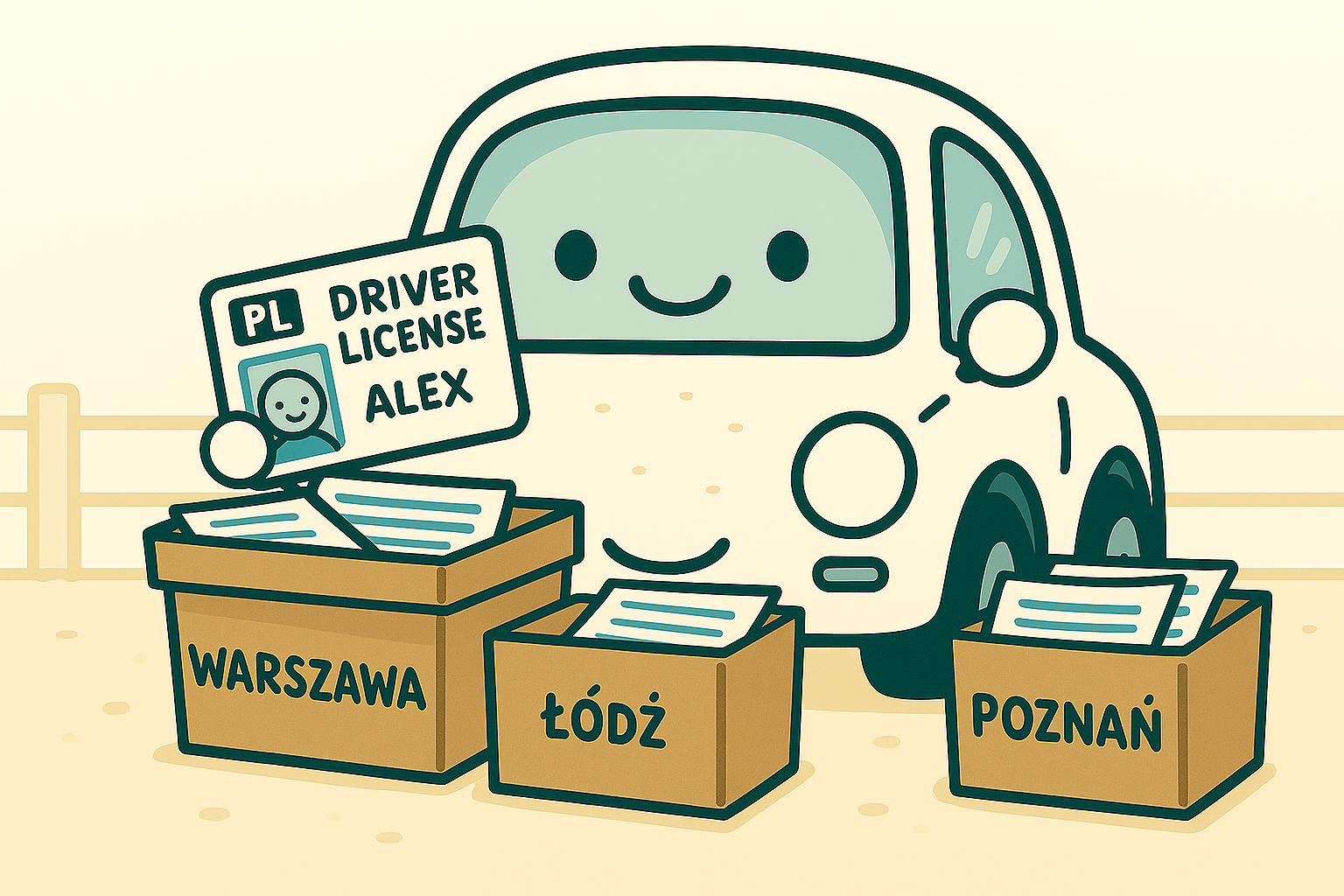 W kalo sposób sprawdzić czy kierowca ma uprawnienia?